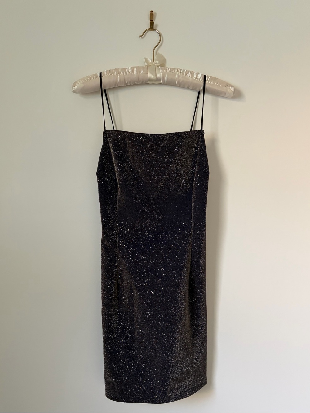 Urban Outfitters Black Sparkle Mini Dress